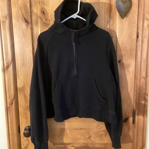 Lululemon women’s zip hoodie, black, size L